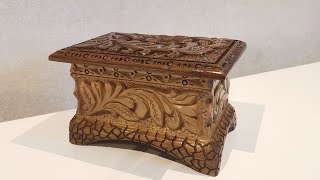 шкатулка в подарок своими руками | box made of wood