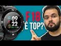 Smartwatch F18 Unboxing Review - GPS? É bom? A prova d'água? Vale a pena? - Smartwatch NO.1 F18 IP68