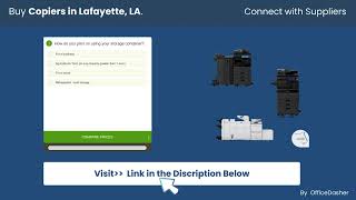How To Buy Commercial Copiers In Lafayette, La. Compare Options