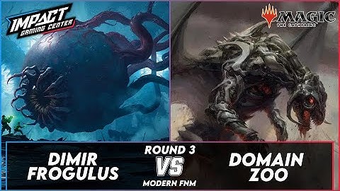 Dimir Frog (Nate) VS Domain Zoo (Ian) [PAPER] | Modern FNM Impact Gaming Center RD 3