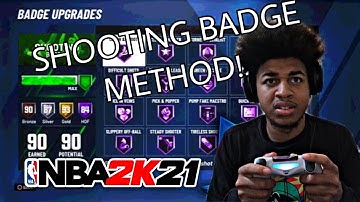 NBA2K21 SHOOTING BADGE METHOD! *NEW* *EASY*