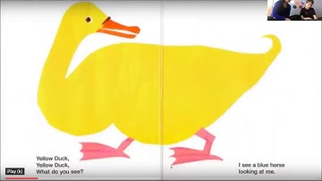 Teletherapy using AAC device to work on describing with "I see" phrase