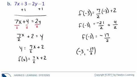 Section 3.1, Function Notation