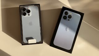 Unboxing iPhone 13 Pro Bleu Alpin + 1ères impressions et comparaison iPhone 12