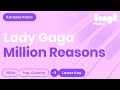 Lady Gaga - Million Reasons (Lower Key) Piano Karaoke