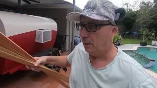 How to install trucker marker lights then build the wall on Flagstaff Pop Up Camper Conversion campr