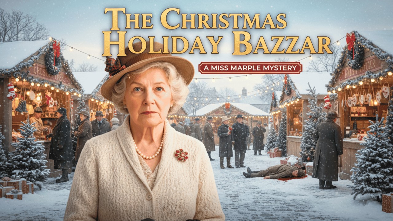 Murder at the Christmas Holiday Bazaar | A Miss Marple Mystery - YouTube