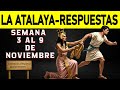 ESTUDIO DE LA ATALAYA de esta semana / 3 al 9 de noviembre / ATALAYA DE ESTUDIO