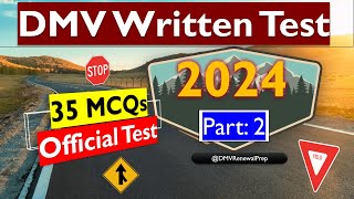 DMV Practice Test 2024 Official Test Paper #part2