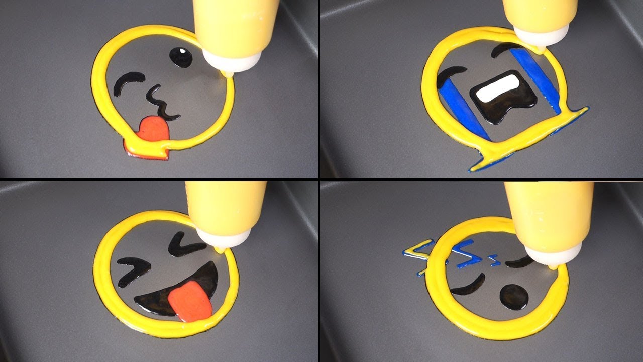 Emoji Pancake Art Heart Crying Tease Ya Sleeping Satisfying Videos Youtube Emoji Pancake Art Heart Crying Tease Ya Sleeping Satisfying Videos Youtube