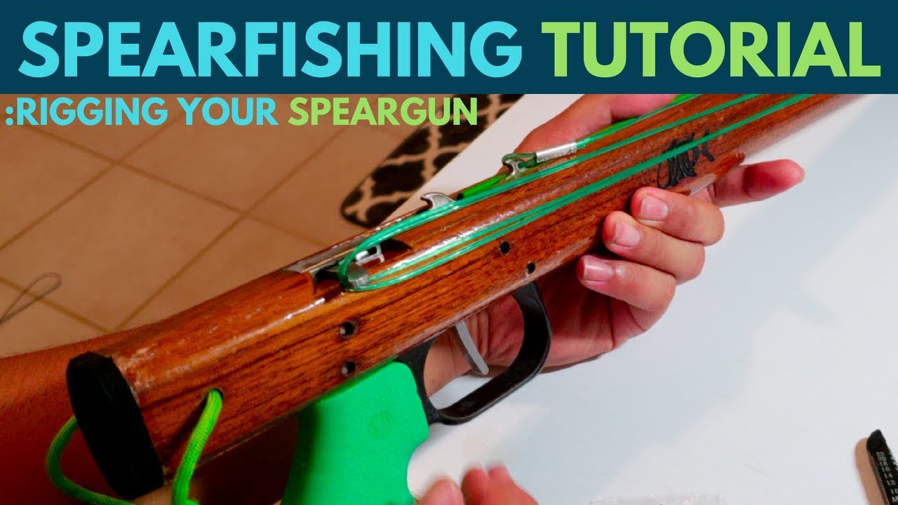 How To Properly Rig A Speargun(Hawaii Spearfishing Guide) 