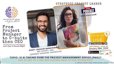 AI & The Project Management Office (PMO) - How to Setup PMOs For Success with Hussain Bandukwala