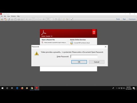 Add or Remove Password from a PDF File Professionaly Add or Remove Password from a PDF File Professionaly