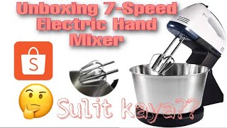 Unboxing Scarlett Hand Mixer Sulit ba? | Honest Review | Testing |7 Speed Murang Electric Hand Mixer