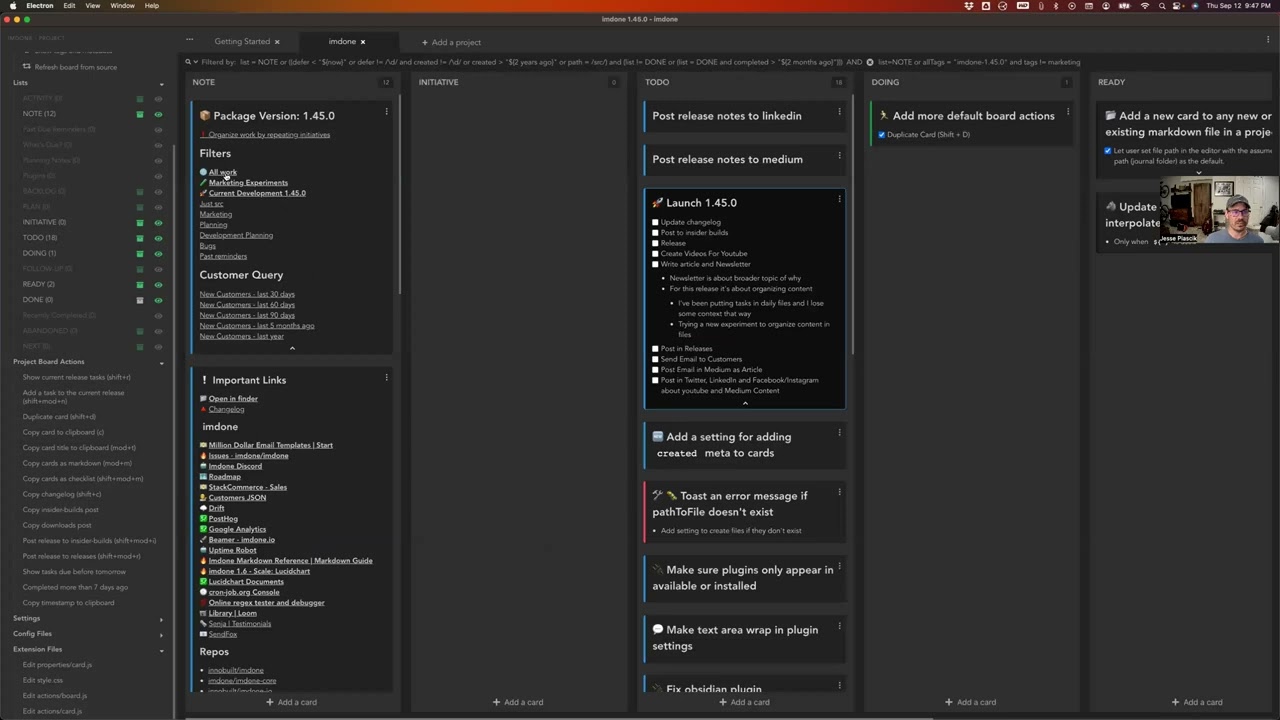 Creating a screaming file structure for your notes and kanban