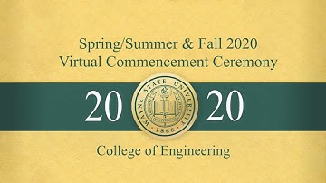 College of Engineering - December 2020 Virtual Commencement - Wayne State University