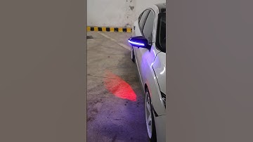 Install universal angel wings car side mirror lights| Blazexel #carledlights #carled #carlover