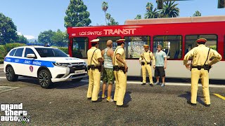 GTA 5 Cảnh Sát Giao Thông Tuần Tra Ngày Cuối Năm Bắt Giữ Tài Xế Lái Xe Bus Khủng Bố Hành Khách screenshot 2