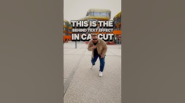 how to place a text behind objects