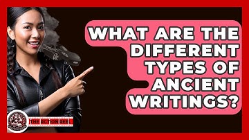 What Are The Different Types Of Ancient Writings? - The Action Reel