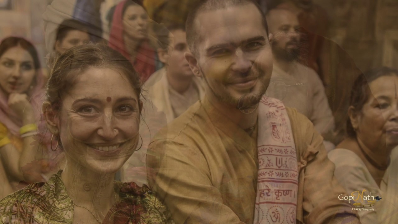 The wedding vivaha ceremony of Vrindavan chandra das and Vrindarani devi dasi#indian#marriage#vedic