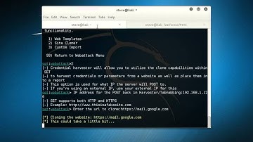 Social Engineering Toolkit with Kali