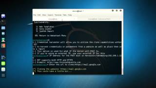 Social Engineering Toolkit with Kali