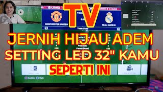 CARA SETTING LED TV 32" TUK PES PS3 BIAR RUMPUT HIJAU ADEM screenshot 2