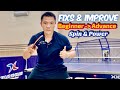 How to improve and fix Forehand Topspin Against Backspin technique with Robot | Tutorial