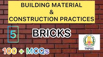TNPSC/Building Material and Construction Practices/BRICKS MCQS - 5