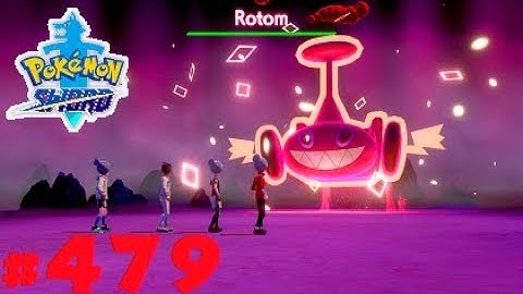 Pokemon Sword Shiny Dynamax Mow Rotom Raid & Catch