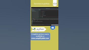 Python : Factorial Functionality in Python | Ceil | py srt 114