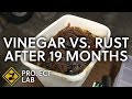 Vinegar rust removal, 19 months later (vlog)