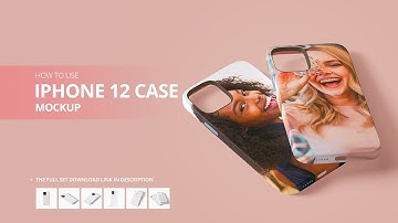 iPhone 12 Case Mockup for Photoshop video tutorial and download link