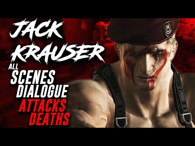 Resident Evil 4 - Jack Krauser: All Scenes, Dialogue, Attacks