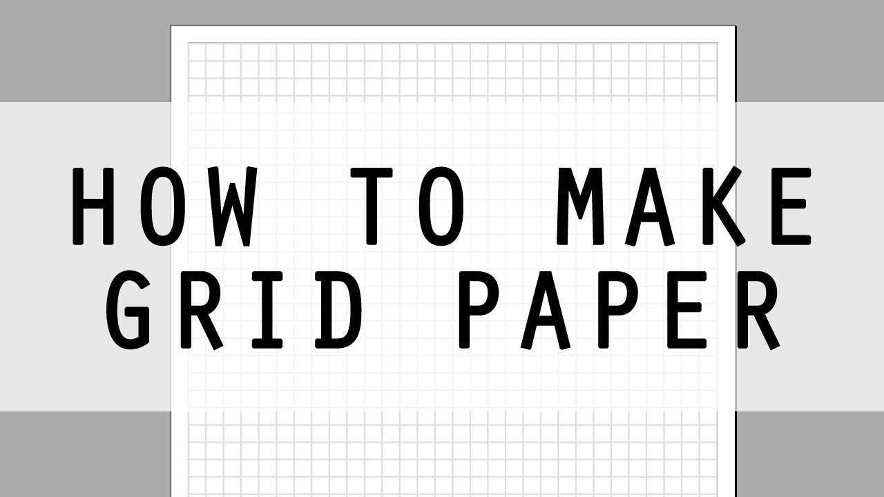 How to Make Grid Paper using WordArt - Easy DIY Printable 