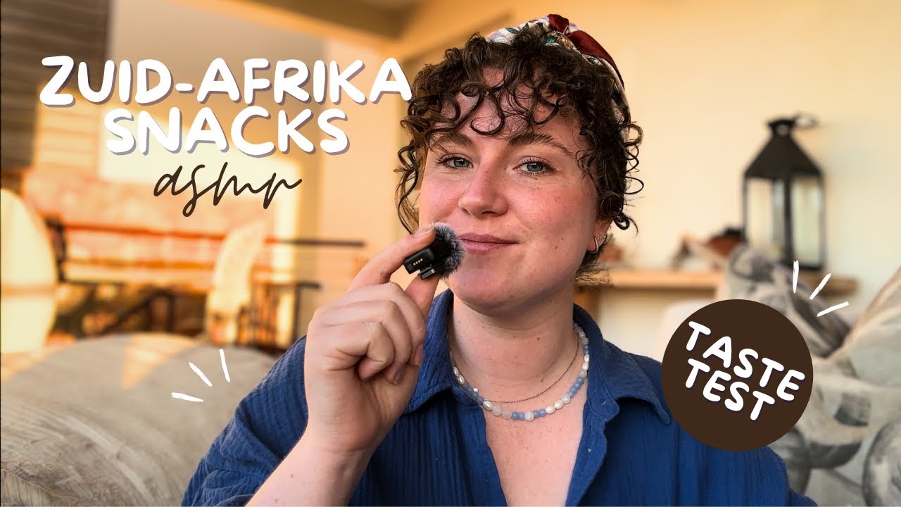  ASMR Zuid-Afrikaanse Snacks 🇿🇦 | Boodschappen Haul & Taste Test | Nederlandse Asmr