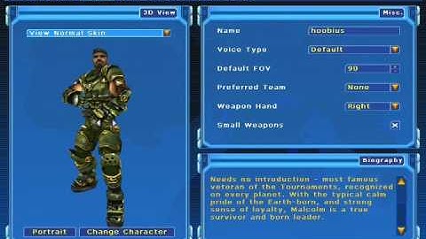 Malcolm in Unreal Tournament 2004