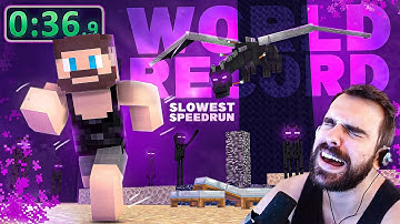 I Thought I Could Speedrun Minecraft... I Was Very Wrong