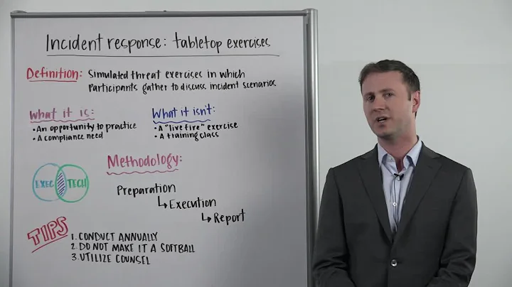 Whiteboard Wednesday: Incident Response—Tabletop Exercises