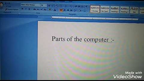 Class 4th | Chapter 5 : Formatting In MS-WORD 2010 (Part 3)