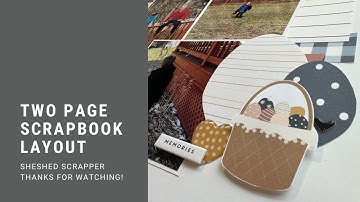 Two Page Scrapbook Layout Process Video Using Felicity Jane Digital Collection//Happy Easter