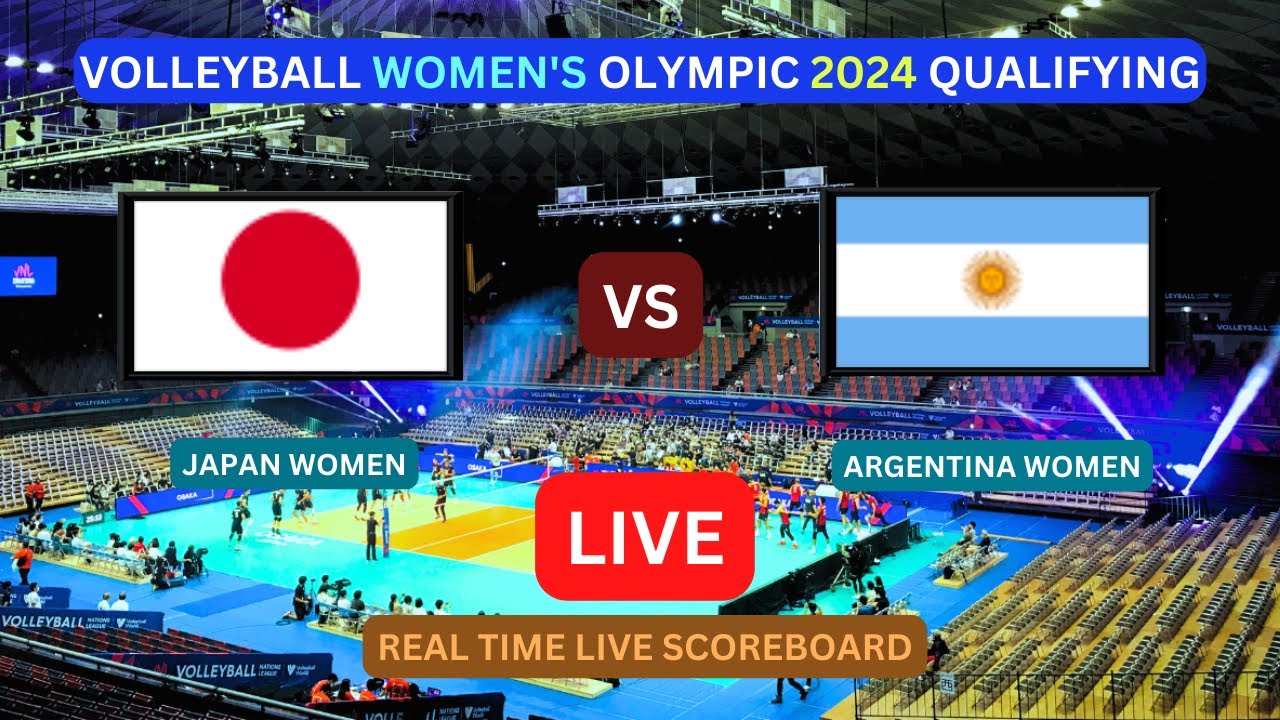 Japan Vs Argentina LIVE Score UPDATE Today Volleyball Women's Olympic