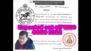 welfare Extension Officer Answer key//OSSC//27.12.2022