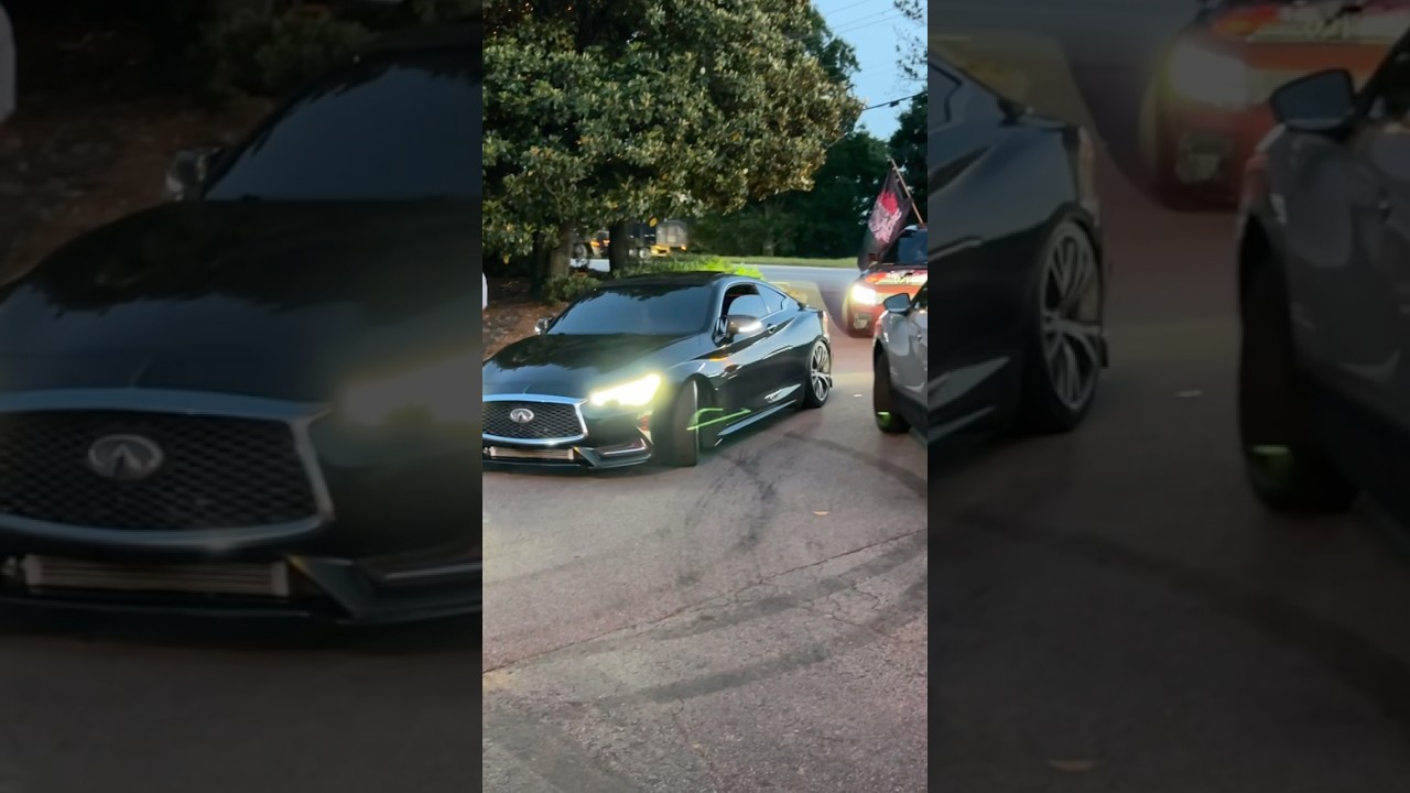 These modified cars arrived at a car meet and they all looked really good 👍🏼 