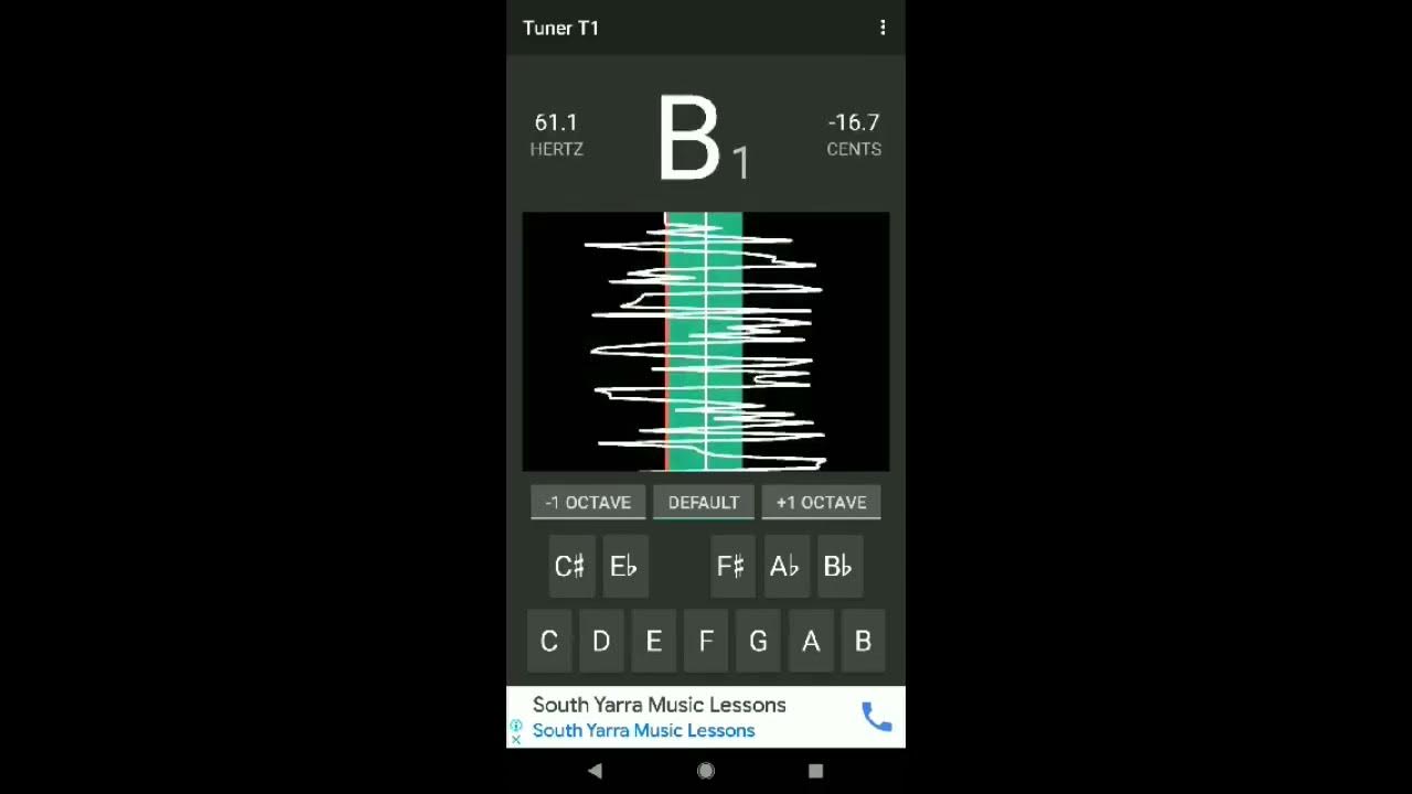 Tuner T1 App (Android) Improve your pitch and sing in tune! YouTube
