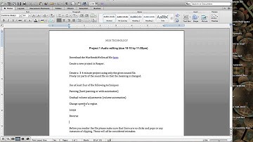 module 6 - video 13 - project 1