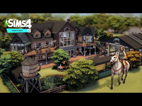 Family Ranch 🐴  | NoCC | The Sims 4 Horse Ranch Only | Stop Motion Build