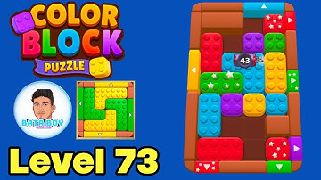 Color block puzzle 3d jam level 73 solution walkthrough