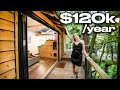 This tiny tree house makes 120000 per year heres how  checked in